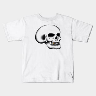 HomeSchoolTattoo Skull Kids T-Shirt